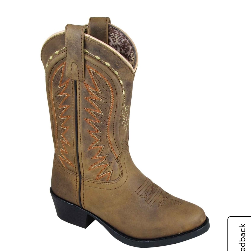Smoky Sienna Stitched Western Boots